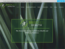 Tablet Screenshot of bridgeshealth.com